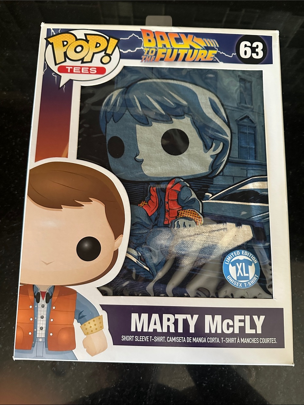 Funko Pop! Tees Marty McFly Short Sleeve Tee - BRAND NEW IN BOX